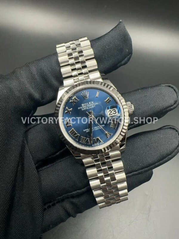 GS Factory Rolex Datejust 278274-0034 31mm Full 904L Roman Number Blue Dial Jubilee