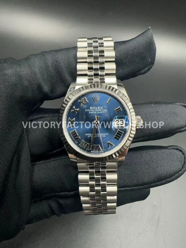 Rolex Datejust blue Roman dial 31mm Jubilee GS