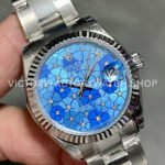 GS Factory Rolex Datejust 278274-0035 31mm Full 904L Diamond Blue Floral Motif Dial