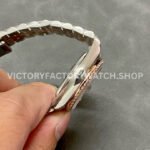 GS Factory Rolex Datejust 278381RBR-0006 31mm Diamond Bezel Half Rose Gold Roman Number Diamond Brown Dial Jubilee