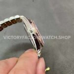 GS Factory Rolex Datejust 278381RBR-0010 31mm Diamond Bezel Half Rose Gold Pink Dial Jubilee