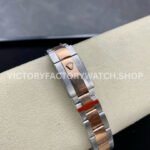 GS Factory Rolex Datejust 278381RBR-0027 31mm Diamond Bezel Half Rose Gold Diamond Mop Brown Dial