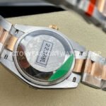 GS Factory Rolex Datejust 278381RBR-0027 31mm Diamond Bezel Half Rose Gold Diamond Mop Brown Dial