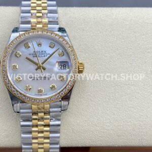 Rolex Datejust yellow gold MOP diamond dial 31mm Jubilee GS