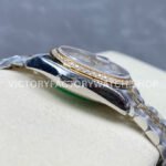 GS Factory Rolex Datejust 278383RBR-0028 31mm Diamond Bezel Half Yellow Gold Diamond Mop White Mother Of Pearl Dial Jubilee