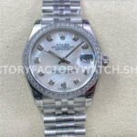 Rolex Datejust white MOP diamond dial 31mm Jubilee GS