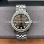Rolex Datejust grey MOP diamond dial 31mm Jubilee GS