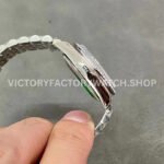 GS Factory Rolex Datejust 278384RBR-0030 31mm Diamond Bezel Roman Number Diamond Aubergine Purple Dial Jubilee