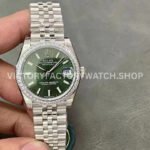 Rolex Datejust mint green diamond dial 31mm Jubilee GS