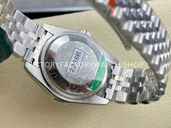 GS Factory Rolex Datejust 278384RBR-0030 31mm Diamond Bezel Roman Number Diamond Aubergine Purple Dial Jubilee
