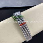 GS Factory Rolex Datejust 278384RBR-0030 31mm Diamond Bezel Roman Number Diamond Aubergine Purple Dial Jubilee