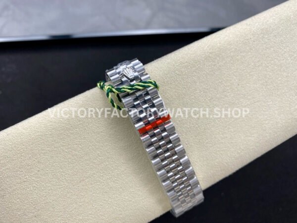 GS Factory Rolex Datejust 278384RBR-0030 31mm Diamond Bezel Roman Number Diamond Aubergine Purple Dial Jubilee