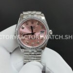 Rolex Datejust pink MOP diamond dial 31mm Jubilee GS