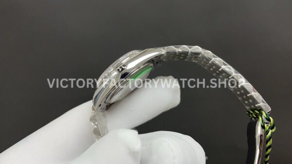 GS Factory Rolex Datejust 278384RBR-0036 31mm Diamond Bezel Diamond Mop Pink Dial