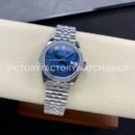 GS Factory Rolex Datejust 278384RBR-0037 31mm Diamond Bezel Roman Number Blue Dial