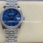 Rolex Datejust blue Roman diamond dial 31mm Jubilee GS