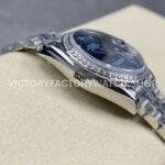 GS Factory Rolex Datejust 278384RBR-0037 31mm Diamond Bezel Roman Number Blue Dial