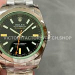 Rolex Milgauss 116400GV black dial replica clean layout design