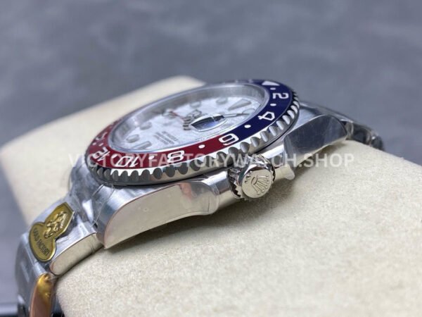 Gold Factory Rolex Pepsi GMT-Master II 126719BLRO 40mm Full White Gold Meteorite Dial