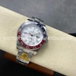 Gold Factory Rolex Pepsi GMT-Master II 126719BLRO 40mm Full White Gold Meteorite Dial