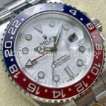 Gold Factory Rolex Pepsi GMT-Master II 126719BLRO 40mm Full White Gold Meteorite Dial
