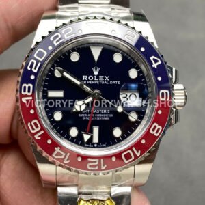 Rolex 126719BLRO Pepsi red blue bezel black dial replica watch
