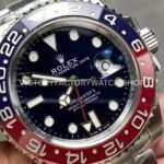 Gold Factory Rolex Pepsi GMT-Master II 126719BLRO 40mm White Gold Black Dial