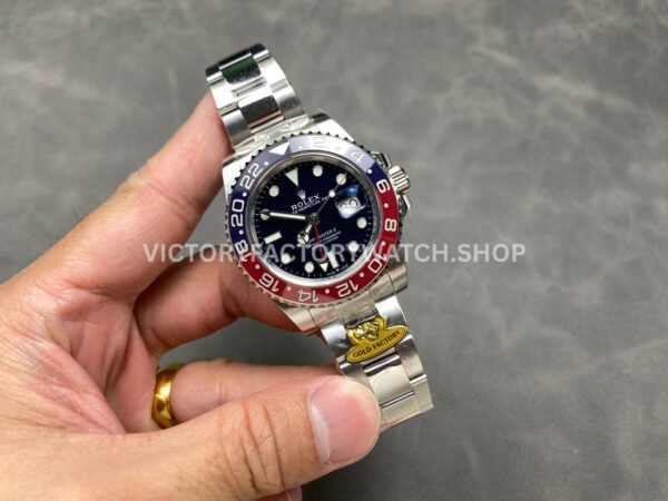Gold Factory Rolex Pepsi GMT-Master II 126719BLRO 40mm White Gold Black Dial
