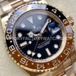 Gold Factory Rolex Rootbeer GMT-Master II 126715CHNR-0001 40mm Full Rose Gold Black Dial