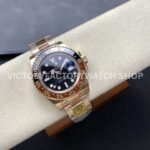 Gold Factory Rolex Rootbeer GMT-Master II 126715CHNR-0001 40mm Full Rose Gold Black Dial