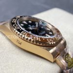 Gold Factory Rolex Rootbeer GMT-Master II 126715CHNR-0001 40mm Full Rose Gold Black Dial