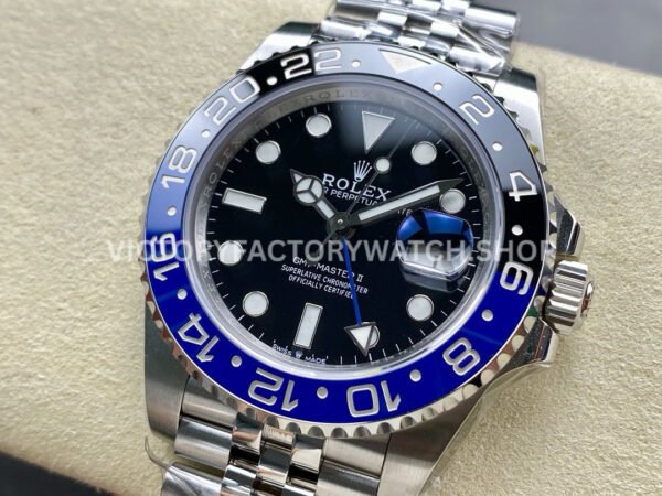 IPK Factory Rolex Batgirl GMT-Master II 126710BLNR-0002 Full 904L Black Dial Jubilee