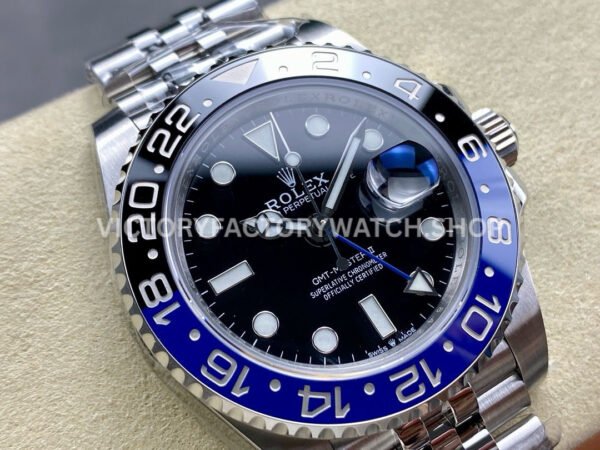 IPK Factory Rolex Batgirl GMT-Master II 126710BLNR-0002 Full 904L Black Dial Jubilee