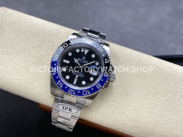 IPK Factory Rolex Batman GMT-Master II 126710BLNR-0003 Full 904L Black Dial