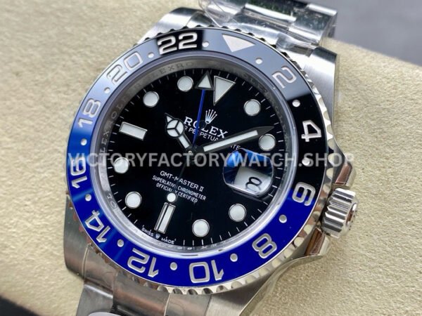 IPK Factory Rolex Batman GMT-Master II 126710BLNR-0003 Full 904L Black Dial
