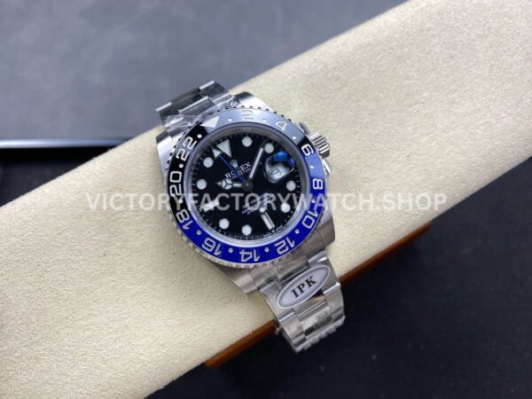 IPK Factory Rolex Batman GMT-Master II 126710BLNR-0003 Full 904L Black Dial