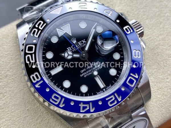 IPK Factory Rolex Batman GMT-Master II 126710BLNR-0003 Full 904L Black Dial