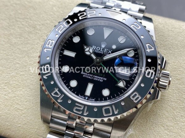 IPK Factory Rolex GMT-Master II 126710GRNR-0003 Full 904L Black Dial Jubilee