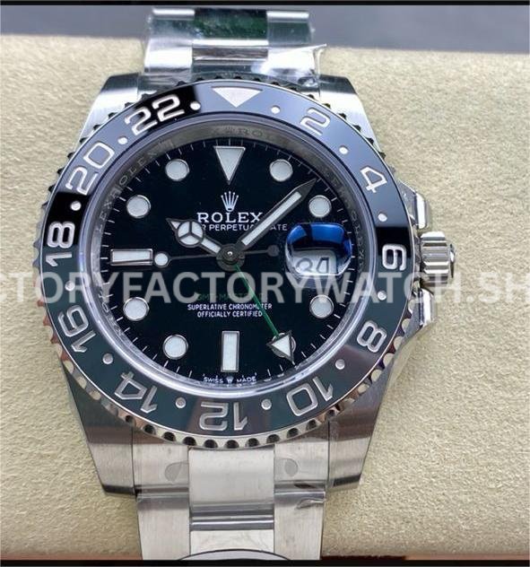 IPK 126710GRNR Bruce Wayne black dial Oyster