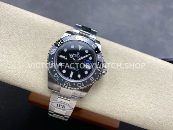 IPK Factory Rolex GMT-Master II 126710GRNR-0004 Full 904L Black Dial