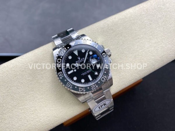 IPK Factory Rolex GMT-Master II 126710GRNR-0004 Full 904L Black Dial