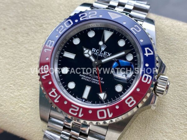 IPK Factory Rolex Pepsi GMT-Master II 126710BLRO-0001 Full 904L Black Dial Jubilee