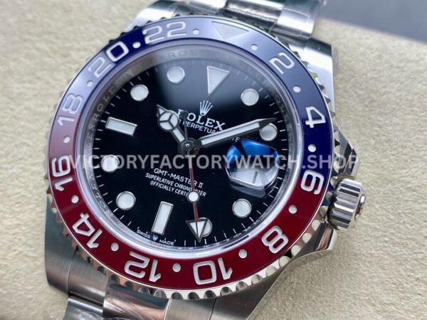 IPK Factory Rolex Pepsi GMT-Master II 126710BLRO-0002 Full 904L Black Dial