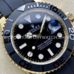 IPK Factory Rolex Yacht-Master 226658-0001 42mm Yellow Gold Oysterflex Black Dial