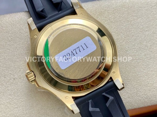 IPK Factory Rolex Yacht-Master 226658-0001 42mm Yellow Gold Oysterflex Black Dial