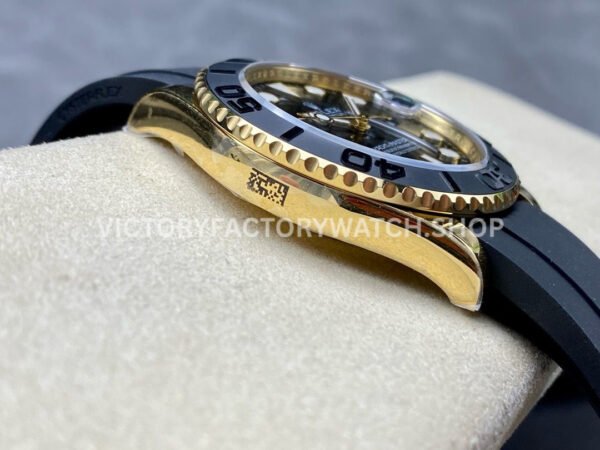 IPK Factory Rolex Yacht-Master 226658-0001 42mm Yellow Gold Oysterflex Black Dial
