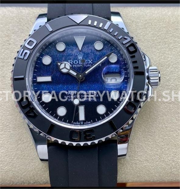 IPK Yacht Master Falcon Eye white gold Oysterflex