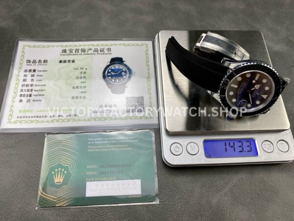 IPK Factory Rolex Yacht-Master 226659-0004 42mm White Gold Oysterflex Falcon’s Eye Dial