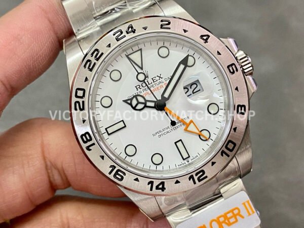 JVS Factory Rolex Explorer II 226570 42mm Full 904L White Dial (7) JVS Factory Rolex Explorer II 226570 42mm Full 904L White Dial