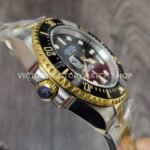 JVS Factory Rolex Sea-Dweller 126603 43mm Half Yellow Gold/904L Black Dial